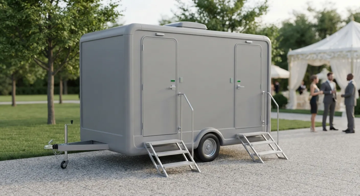 2 Stall Restroom Trailer in Kenosha, WI