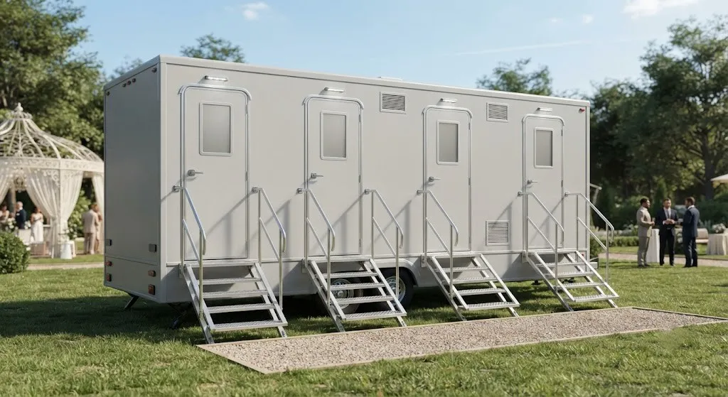 4 Stall Restroom Trailer in Kenosha, WI