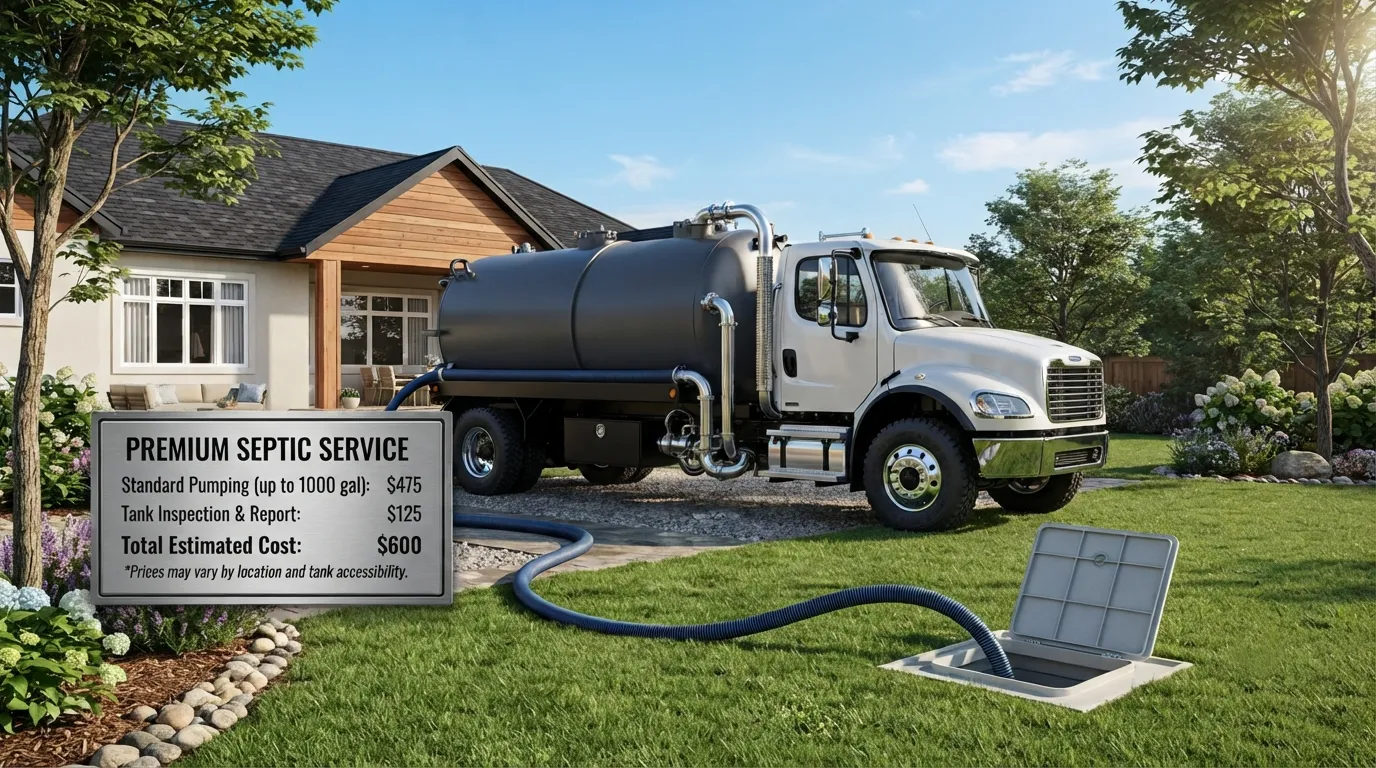 Septic Tank Pumping Cost in Kenosha, WI